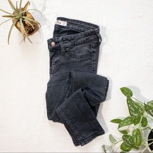Faded Black Hollister Skinny Jeans, Size 1R